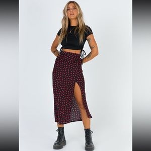 Mabel Midi Skirt Princess Polly